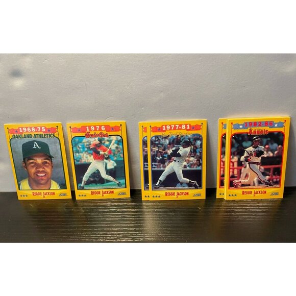 Other - Score Baseball cards 1988 Reggie Jackson MLB set of 9